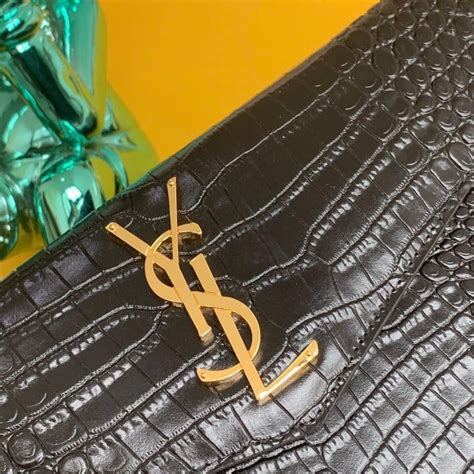 ysl uptown large tote|ysl crocodile clutch.